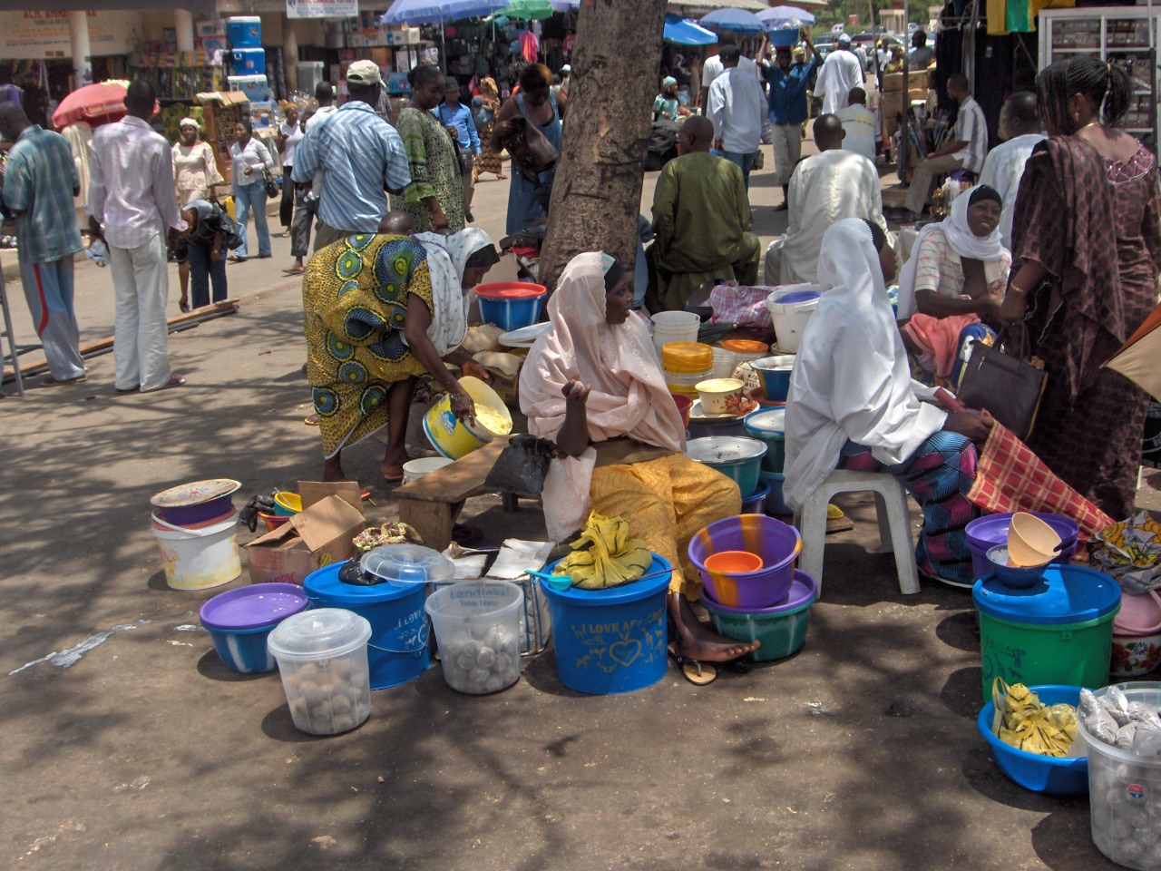 Ladies selling fruit